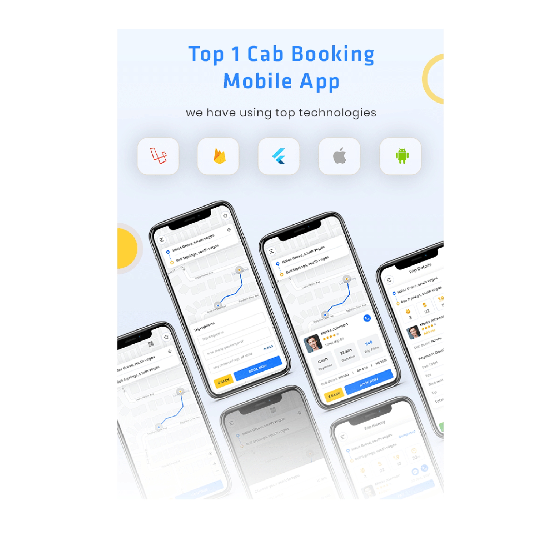 CabME - Flutter 完整出租车应用 |出租车预订解决方案